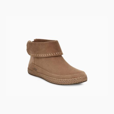 UGG Varney Brown Boots for Women (UFNB62103)